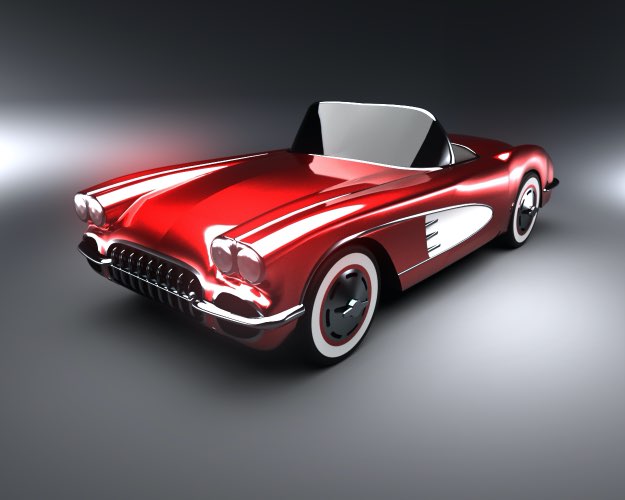 design and modeling, '59 Corvette surface model, CAD